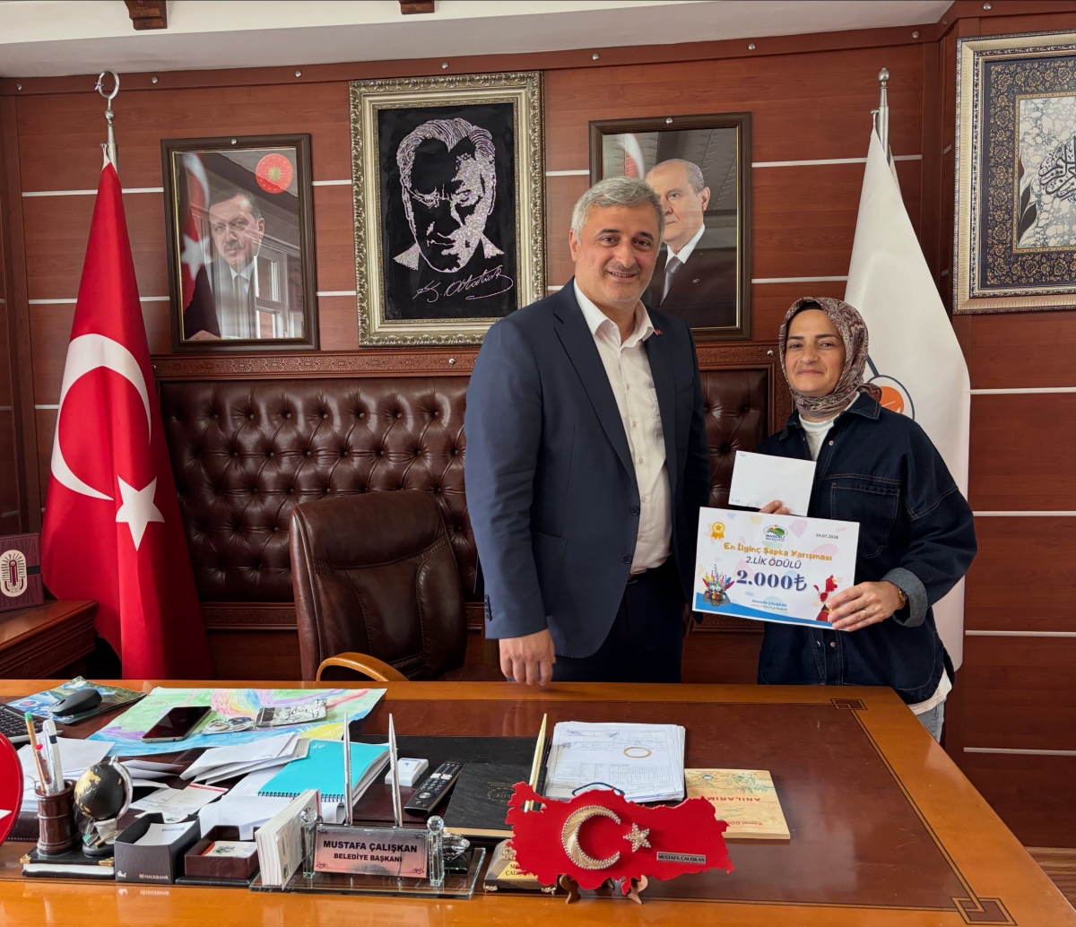 Madenli Belediye Başkanı Çalışkan’dan Çocuklara Anlamlı Ödül