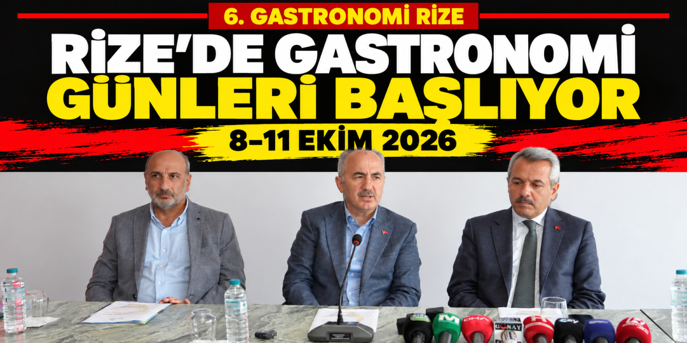 Rize’de gastronomi günleri 8 Ekim’de başlıyor: 12 ilçenin lezzetleri buluşacak